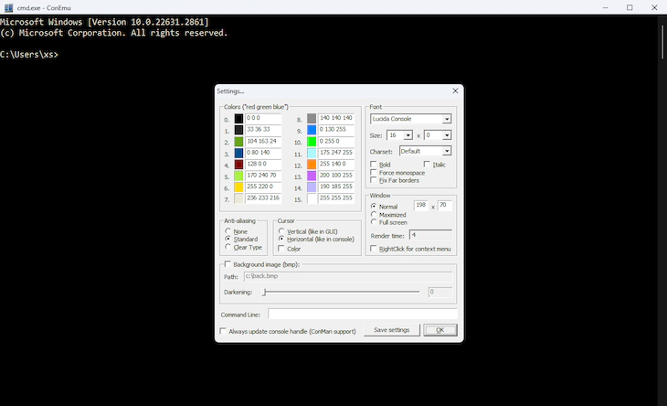 ConEmu Screenshot